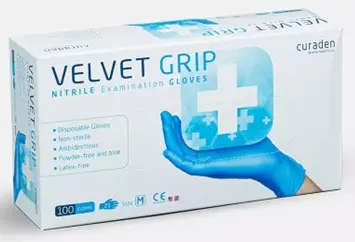 Velvet Grip Nitril Handschuhe Größe M