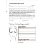 Patientenfragebogen-Fadenlifting