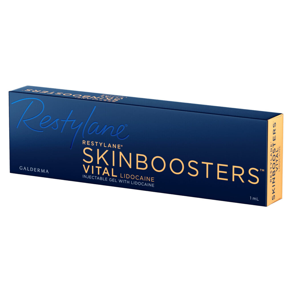 Restylane Skinboosters Vital Lidocaine von Galderma in der Originalverpackung