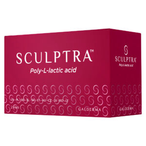 Sculptra Poly-L-Milchsäure von Galderma, Packung mit 2 Vials