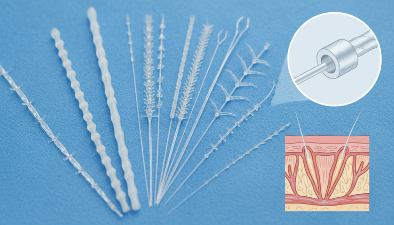 COG Fäden Widerhaken Übersicht: Typen & Anwendung