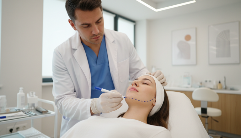 Jawline & Kinn Konturierung mit Fillern: Der professionelle Ratgeber für Techniken & Produkte