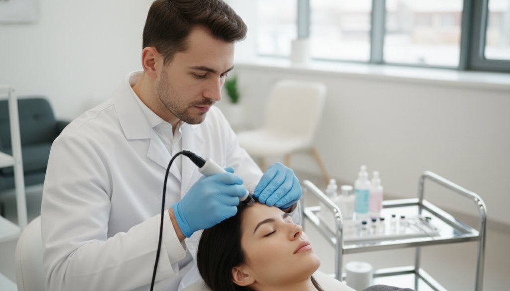 Mesohair bei diffusem, stressbedingtem Haarausfall: Ein Leitfaden für professionelle Anwender