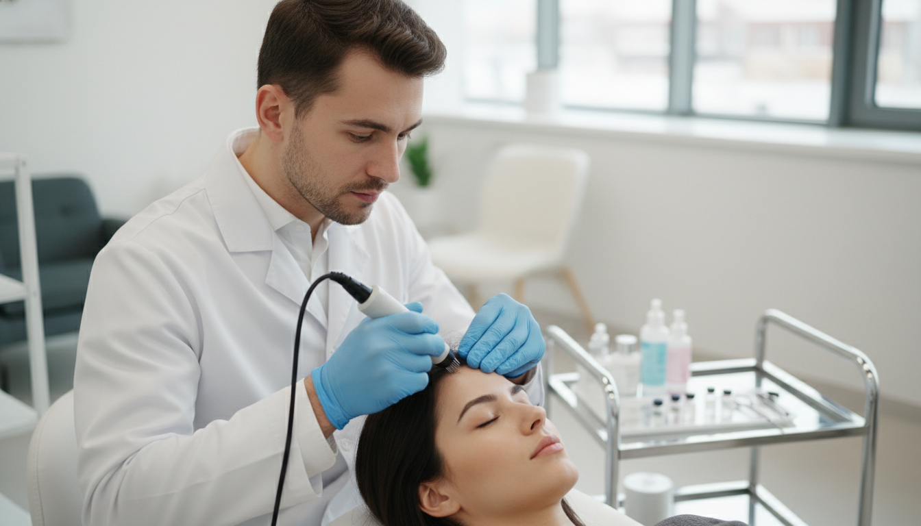 Mesohair bei diffusem, stressbedingtem Haarausfall: Ein Leitfaden für professionelle Anwender