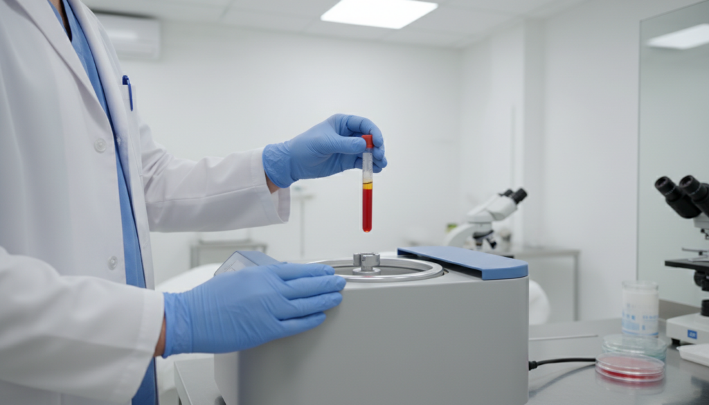 PRP Herstellung: Das professionelle Protokoll zur Zentrifugation für die ästhetische Medizin