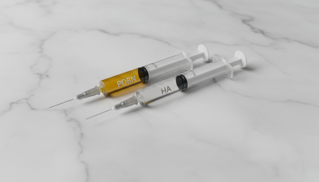 PDRN vs. Hyaluronsäure-Skinbooster | Praxis-Vergleich
