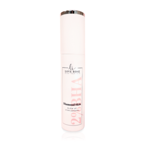 BHA Peeling Diamond Skin 2% Liquid Exfoliant von Love Rose in rosa Spenderflasche