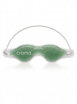 Croma Cooling Pad Eyes wiederverwendbare Gel-Augenmaske grün