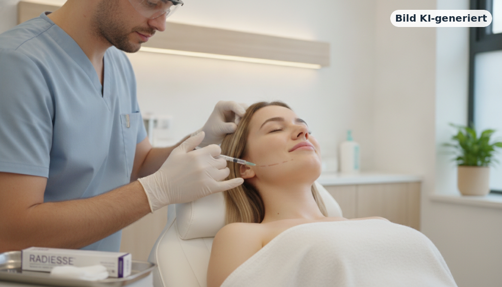Radiesse für die Jawline: Alles über Anwendung, Technik und Ergebnisse beim Contouring