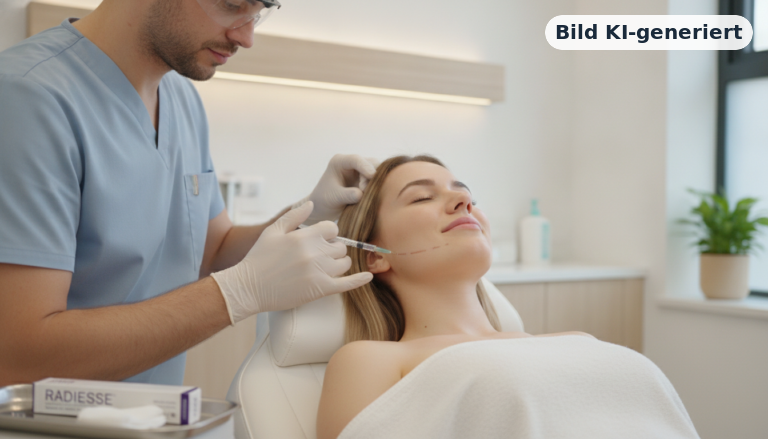 Radiesse für die Jawline: Alles über Anwendung, Technik und Ergebnisse beim Contouring
