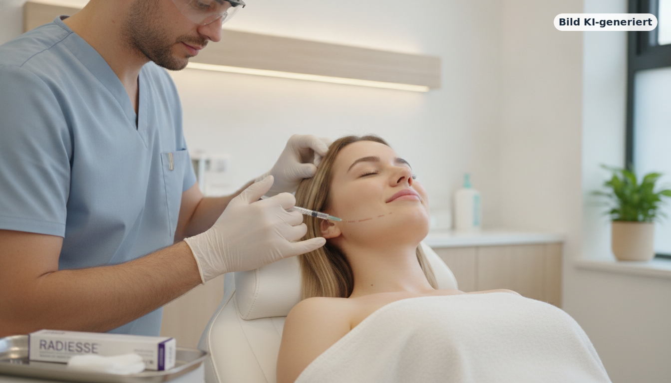 Radiesse für die Jawline: Alles über Anwendung, Technik und Ergebnisse beim Contouring